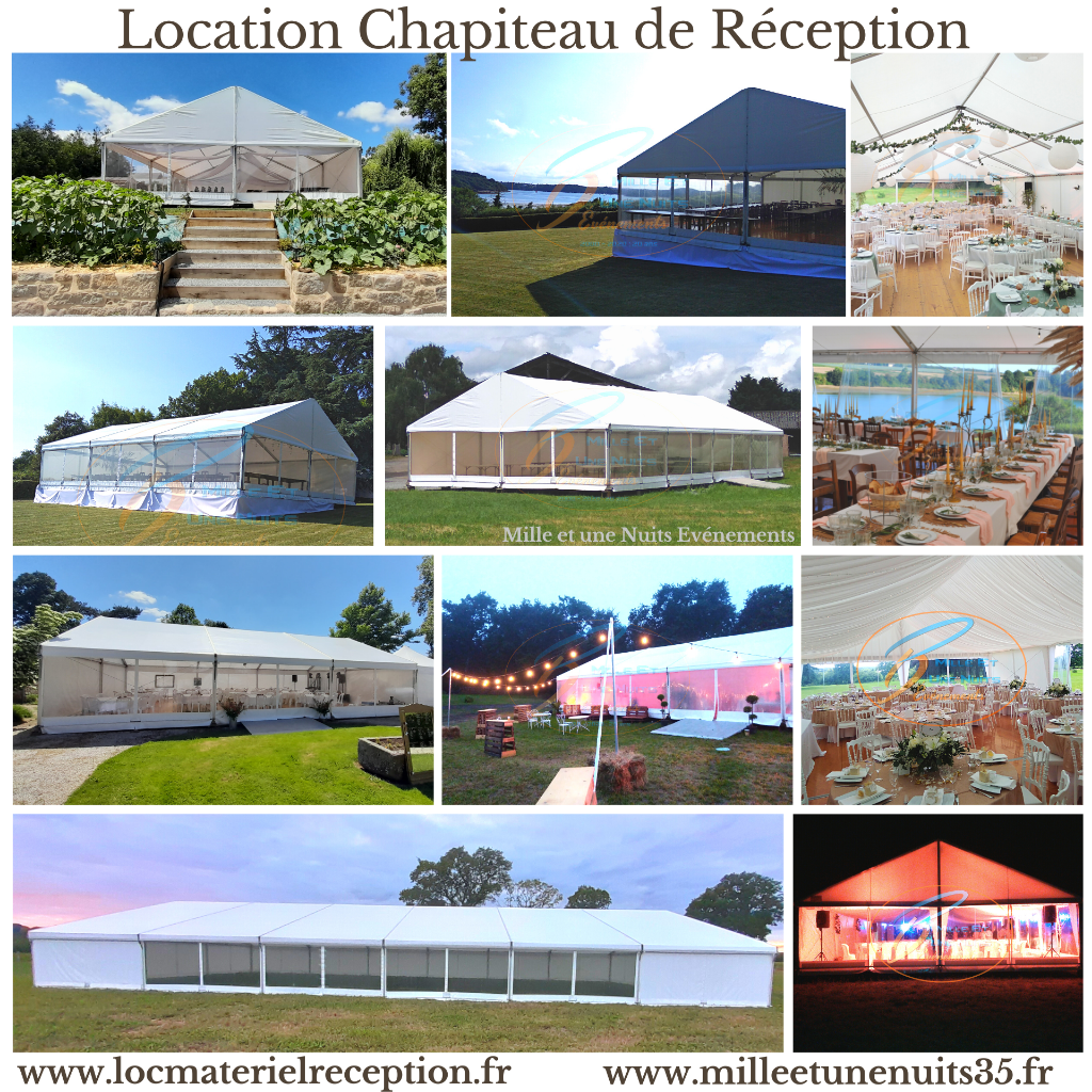 Location de chapiteau tente de réception, barnum, sur la région Bretagne: Rennes, Fougères, Vitré, St Malo, Normandie: Avranches, Granville, Pays de la loire: Laval, Mayenne...
.Pour votre Mariage, soirée d'entreprise, inauguration, soirée de gala