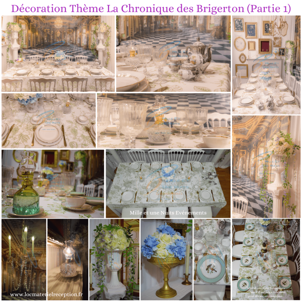 Thème les chroniques des Brigerton

Décoration évènementiel Mariage, soirée de gala, soirée d'entreprise ...Sur  l'ille et vilaine: Fougères, Vitré, Rennes, St Malo, Antrain. Mayenne: Laval.  Manches: Avranches,  Bretagne, Normandie, Pays de la Loire...