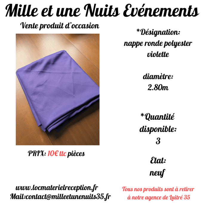 NAPE RONDE VIOLETTE