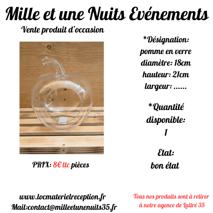 POMME EN VERRE