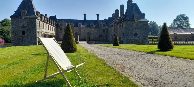 Château du Rocher Portail Maen Roch 35 Département d'ille et vilaine région Bretagne