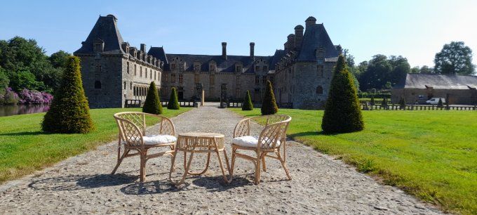 Château du Rocher Portail Maen Roch 35 Département d'ille et vilaine région Bretagne