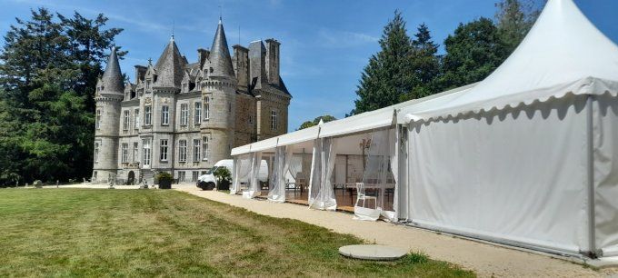 Château de Vieuville Parigné 35 Département d'ille et vilaine région Bretagne