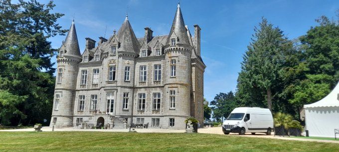 Château de Vieuville Parigné 35 Département d'ille et vilaine région Bretagne