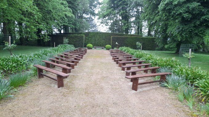 Banc en bois de 2.40m