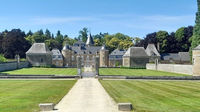 Château de la Bourbansais à Pleugueneuc 35 ille et vilaine région Bretagne.