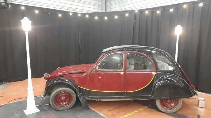 LAMPADAIRE BLANC EN METAL DE 2m