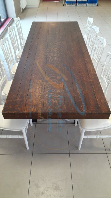 TABLE LE PLATEAU BOIS 2.00MX0.90M