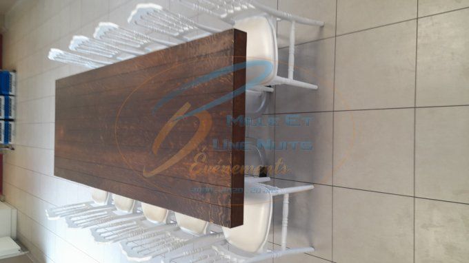 TABLE LE PLATEAU BOIS 2.00MX0.90M