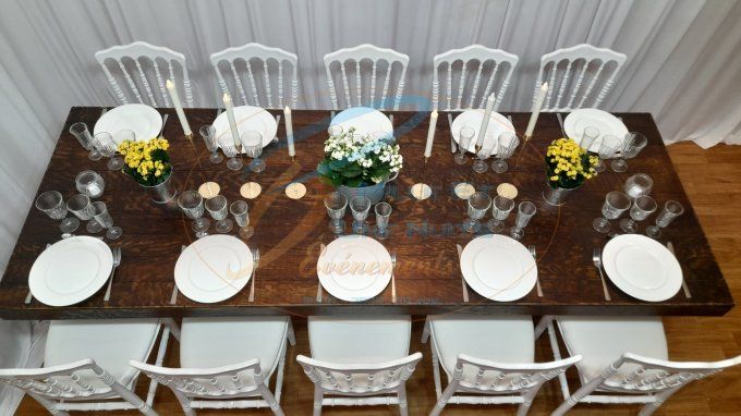 TABLE LE PLATEAU BOIS 2.00MX0.90M