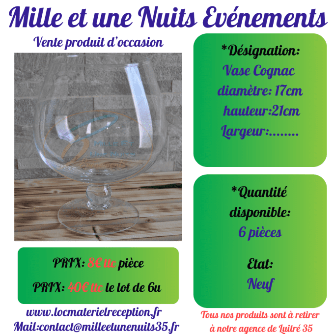 VASE COGNAC