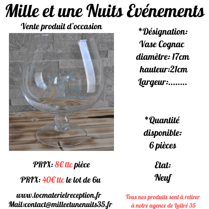 VASE COGNAC