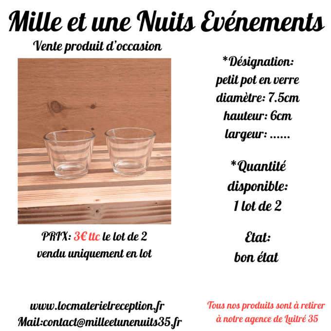 PETIT POT EN VERRE