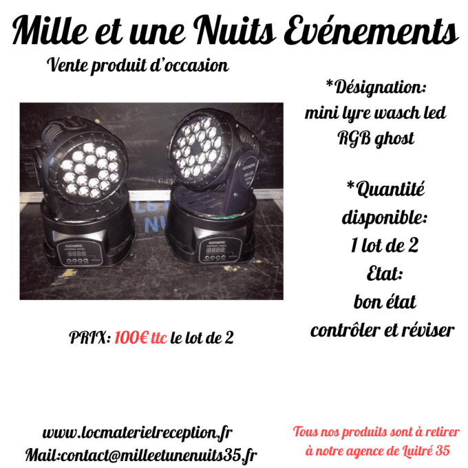 MINI LYRE WASH LED GHOST