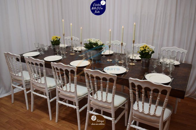 TABLE LE PLATEAU BOIS 2.00MX0.90M