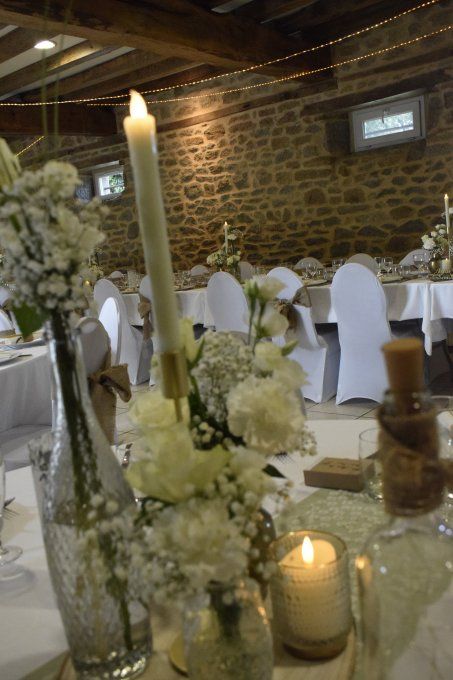 COMPOSITION FLORALE DE TABLE NATURE