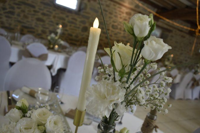 COMPOSITION FLORALE DE TABLE NATURE