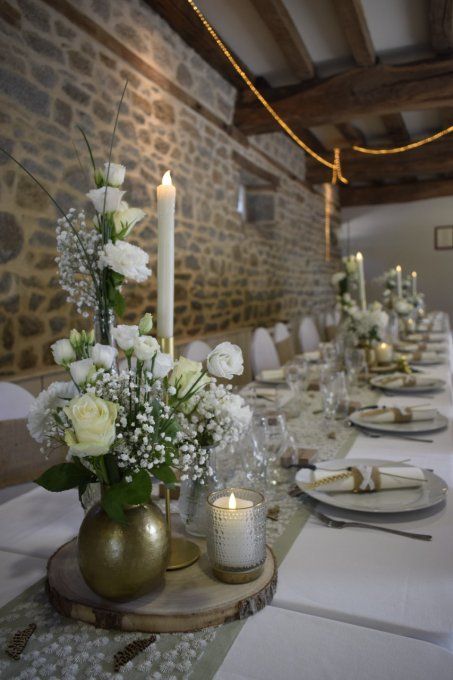 COMPOSITION FLORALE DE TABLE NATURE