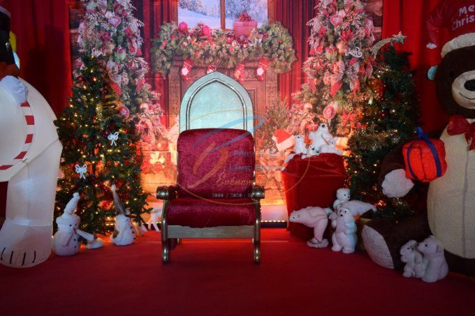 TRONE DU PERE NOEL