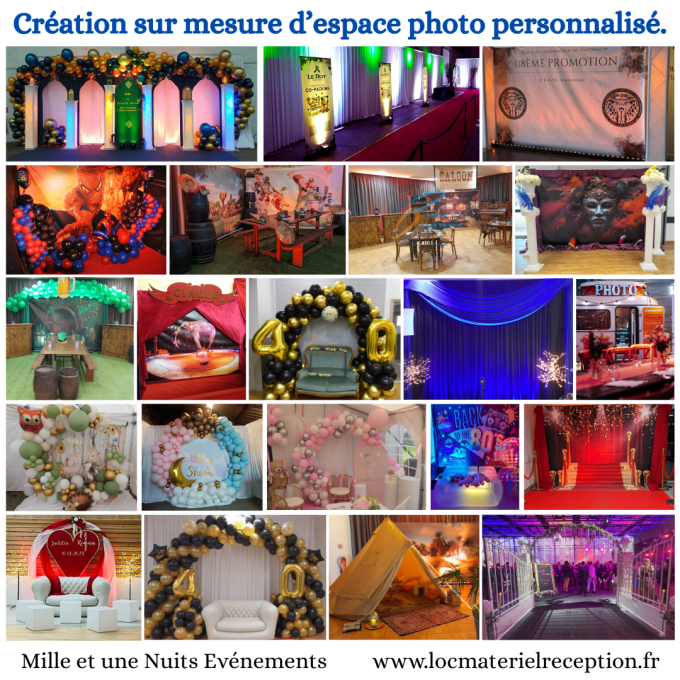 CREATION SUR MESURE D'ESPACE PHOTO