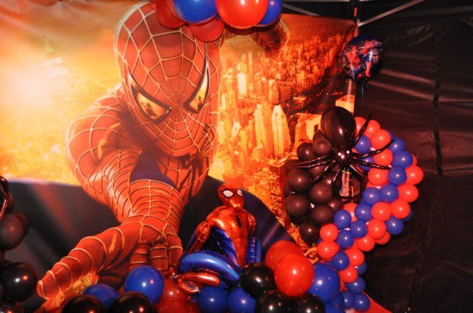 Toile de fond Spider Man 3mx2m