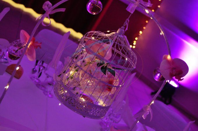 CENTRE DE TABLE  ARCHE BLANC