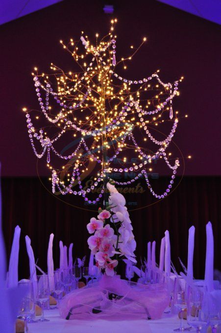 ARBRE LUMINEUX BLANC CHAUD 1.50M