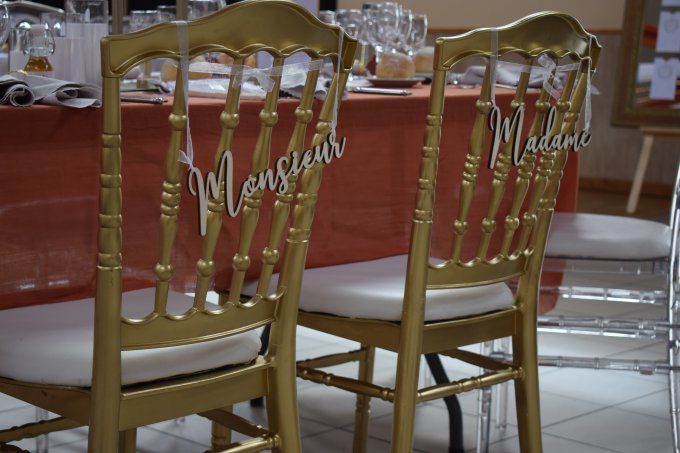 CHAISE NAPOLEON OR POUR MARIEES