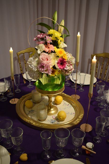 Lot de 2 coupes couleur or