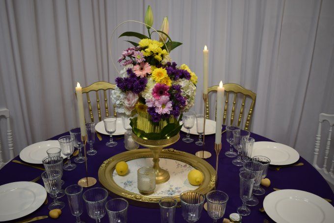 Lot de 2 coupes couleur or