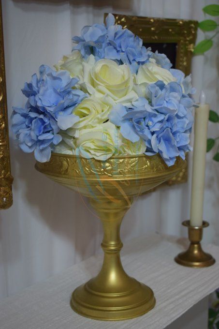 Lot de 2 coupes couleur or