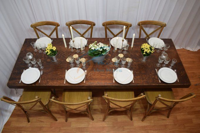 TABLE LE PLATEAU BOIS 2.00MX0.90M