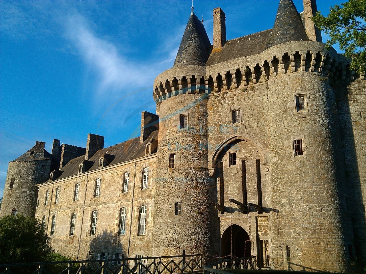 Château de Montmuran sur la commune des Iffs en Ille et Vilaine 35 région Bretagne