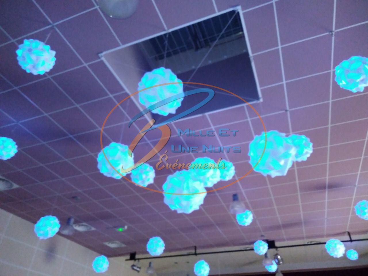 PLAFOND BOULE NUAGE LED - Locmaterielreception