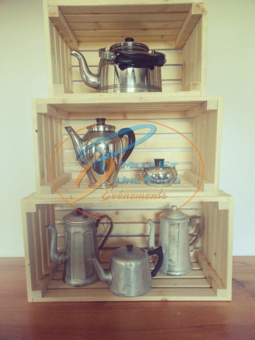 CAFETIERE ALU/ CHROME VINTAGE