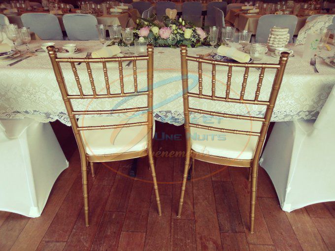 CHAISE CHIAVARI OR POUR LES MARIEES