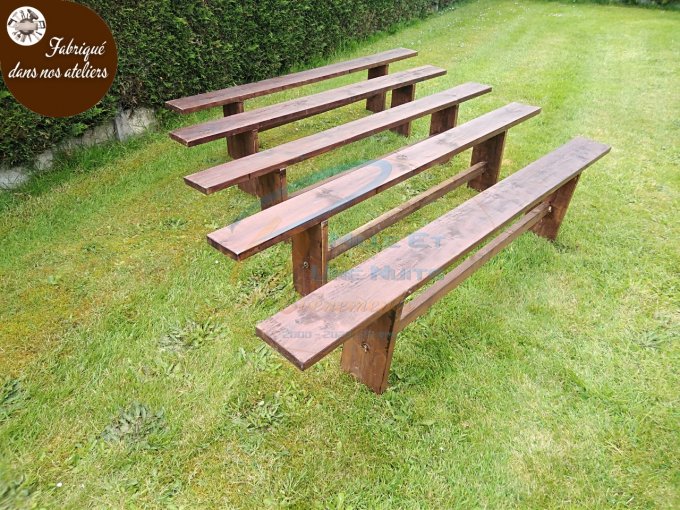 Banc en bois de 2.40m