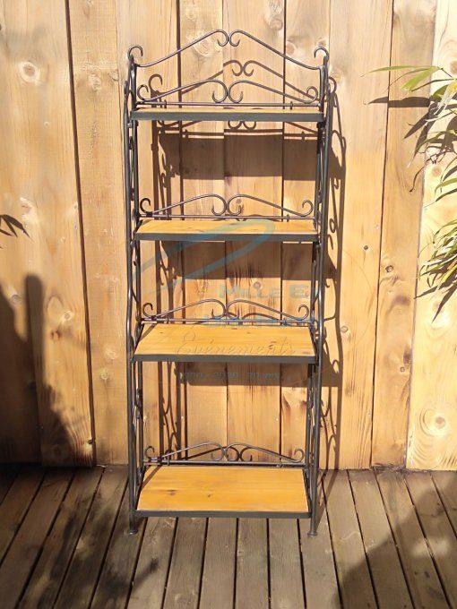 ETAGERE EN FER FORGE CANY BAR