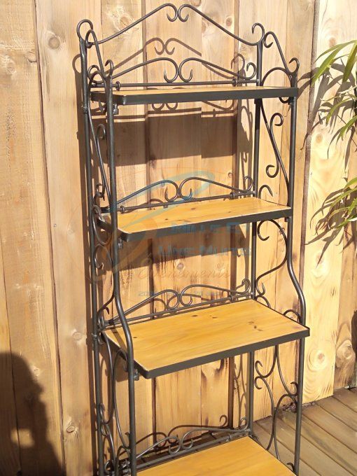 ETAGERE EN FER FORGE CANY BAR