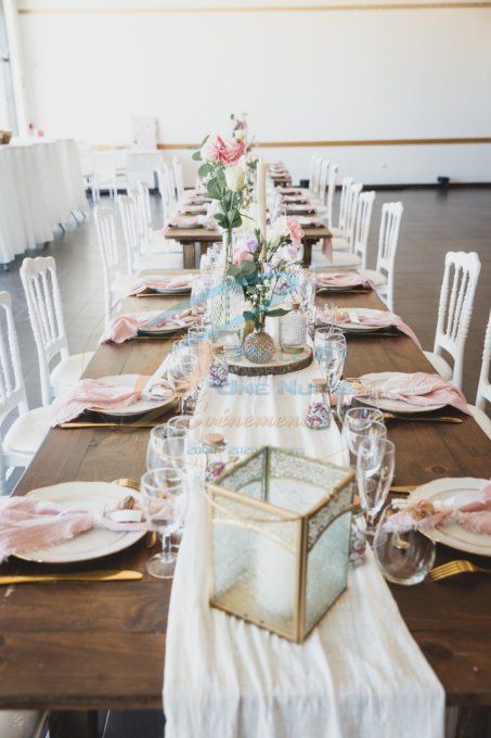 TABLE BOIS CHENE RUSTIQUE