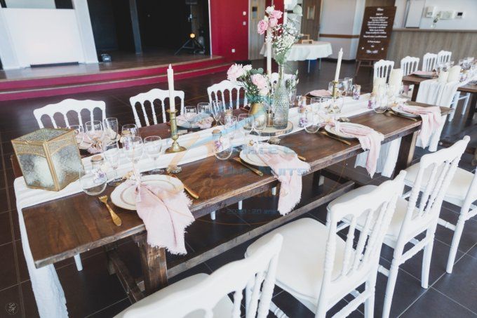 TABLE BOIS CHENE RUSTIQUE