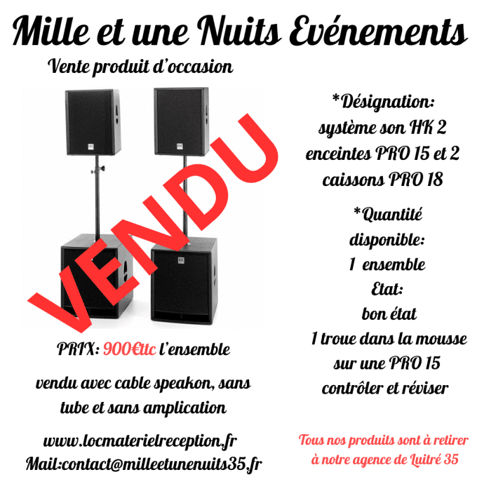 SYSTEM SON HK PRO 15 ET PRO 18