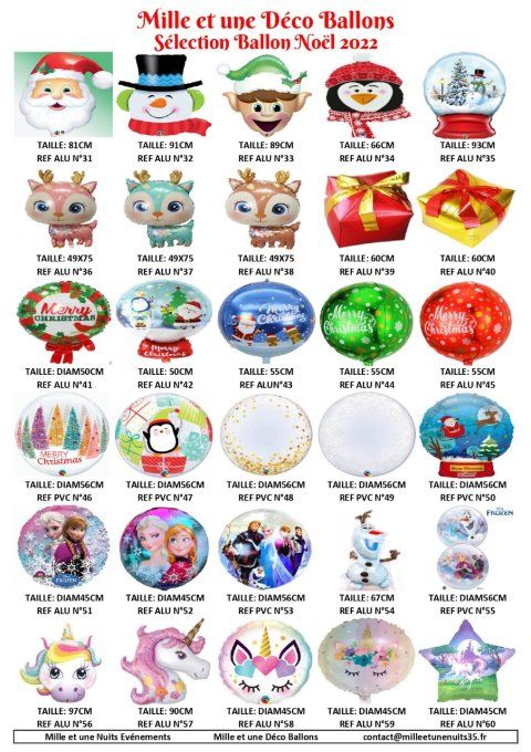 COLLECTION BALLON NOEL