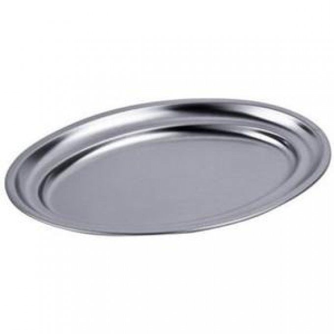 PLAT OVALE INOX