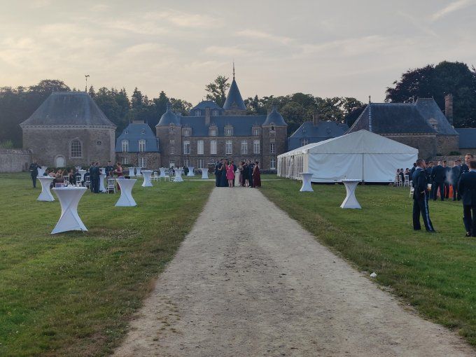 Château de la Bourbansais à Pleugueneuc 35 ille et vilaine région Bretagne.