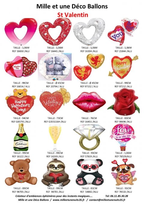 COLLECTION BALLON ST VALENTIN