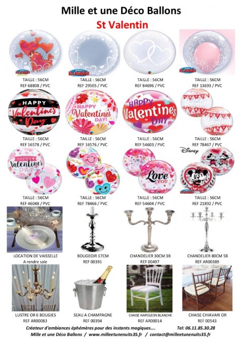 COLLECTION BALLON ST VALENTIN