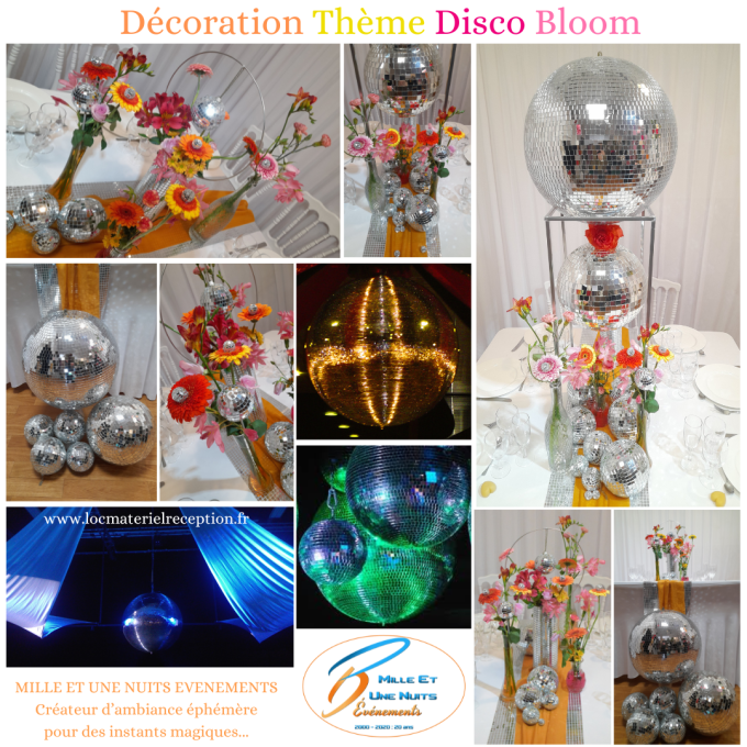 Décoration Thème Disco Bloom