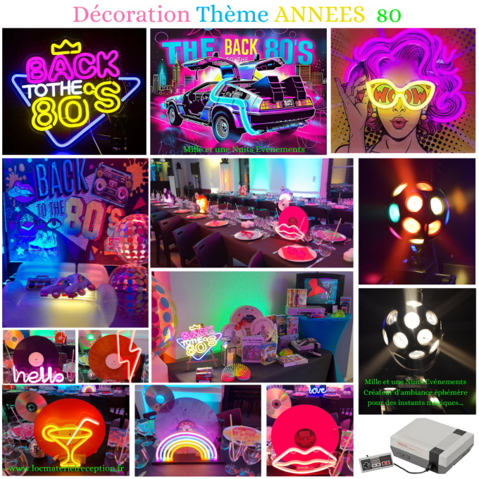 Décoration Thème année 80